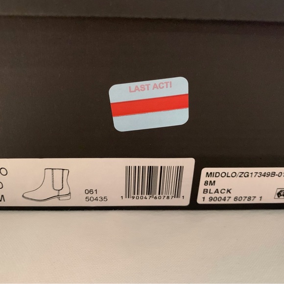 Black boots by BEBE, with rhinestones - Picture 4 of 9